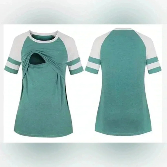 💥HOST PICK💥 CzzzyL Raglan  Sleeve Breastfeeding Nursing Maternity Top Size L - Picture 2 of 12